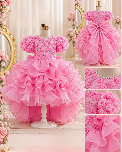 Shein mädchen ballkleid rosa - shein,