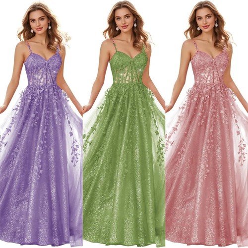 Damen glitzer ballkleider - glitzer,
