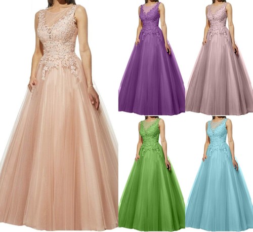 Damen lang abendkleid prinzess - damen,