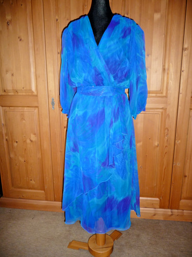Chiffon abendkleid 38 bis - gr.38,