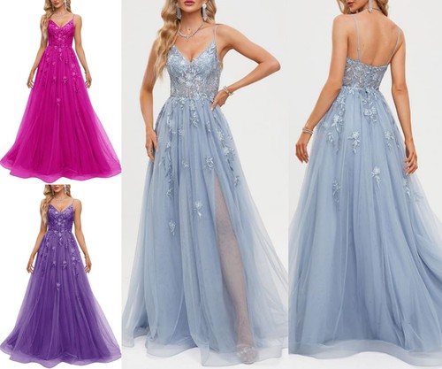 Damen tüll ballkleider lang - damen,