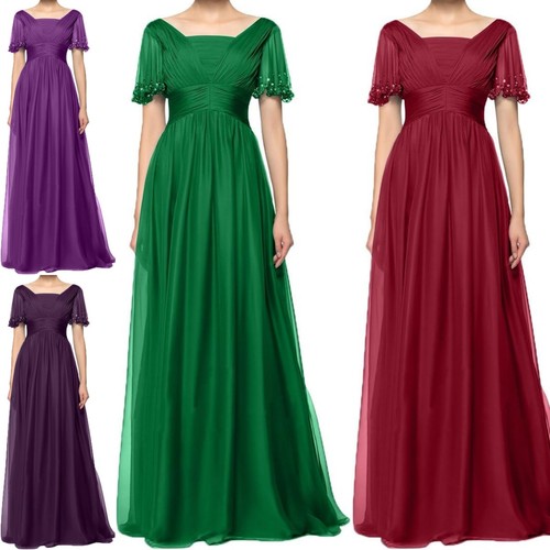 Damen chiffon langes - chiffon,