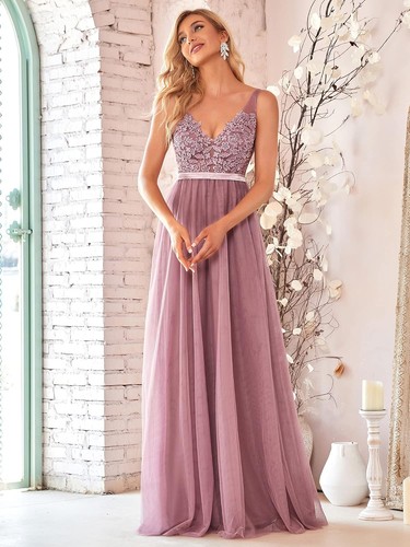 Abendkleid linie v - abendkleid,
